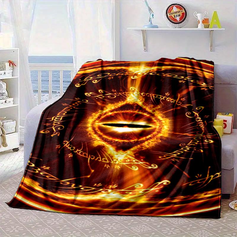 Middle-earth Map Adventure The Lord Blanket Flannel Blanket for Bed, Sofa, Camping, Hiking, Picnic Essentials, Gift for Family Fan Gifts