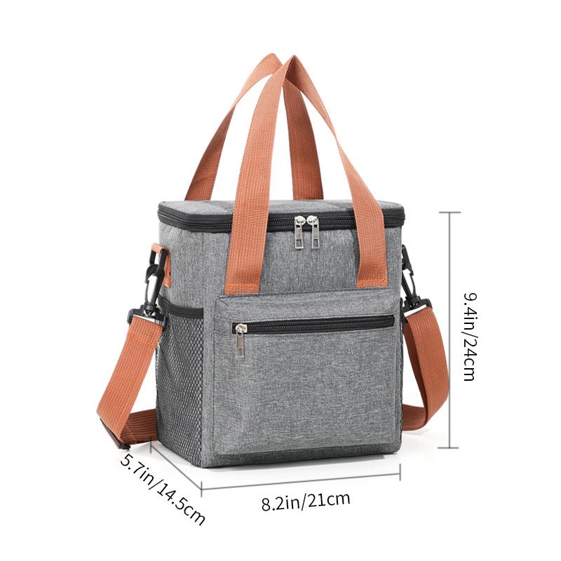 Portable Insulated Lunch Bag for Travel, Office, and Outdoor Use