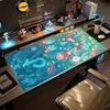 Tapis de Souris Gaming Ponyo Tapis de Souris de Bureau Tapis de Souris de Bureau Base en Caoutchouc Antidérapante Parfait pour Bureau Fournitures de Bureau École Maison