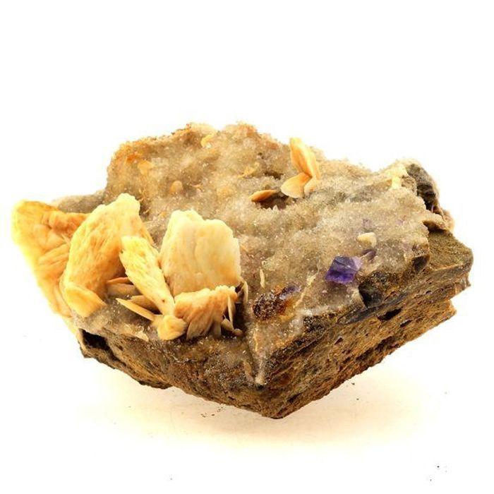 Pierres et Minéraux. Fluorite + Baryte + Quartz. 5492.0 ct. La Cabaña, Berbes, Asturias, Espagne.