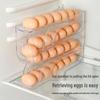 Rolling Egg Holder for Fridge Door - Automatic Egg Dispenser and Organizer