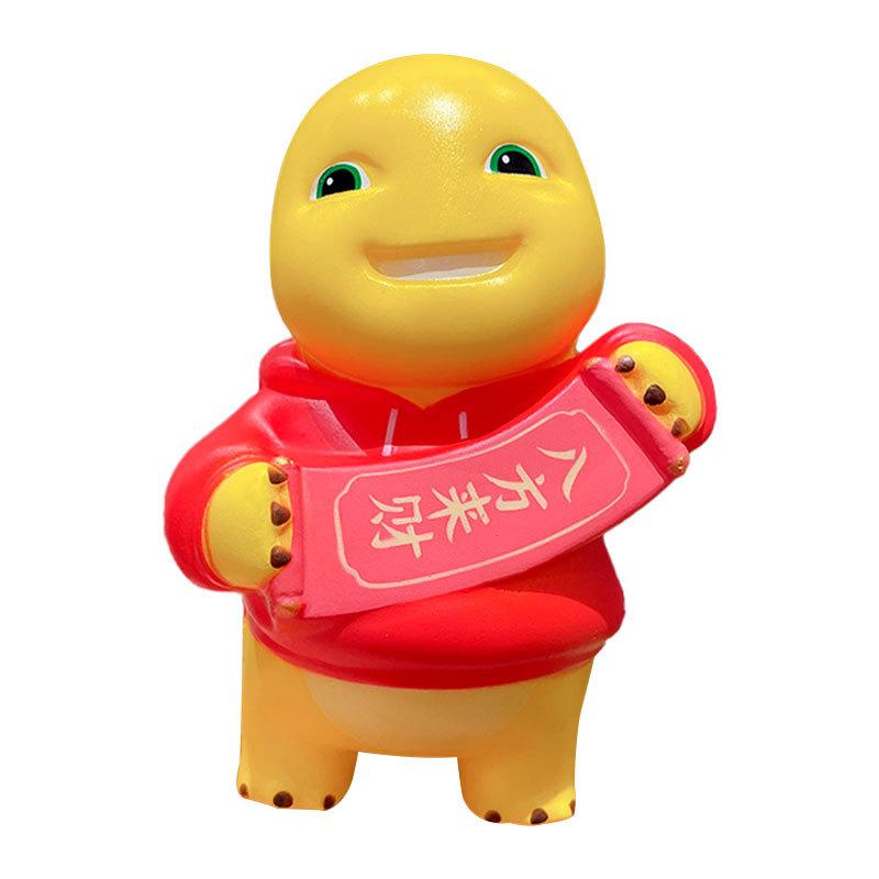 

Cartoon Cute Bafanglai Milk Dragon Decompression Doll Toy Creative Pinching Music Decompression Doll Desktop Small Ornament opp bag packaging