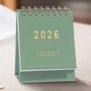 Small Calendar for Desk Decorative Desktop Calendar Daily Planning Supplies for Tasks Appointments Dating Home Study Bedroom