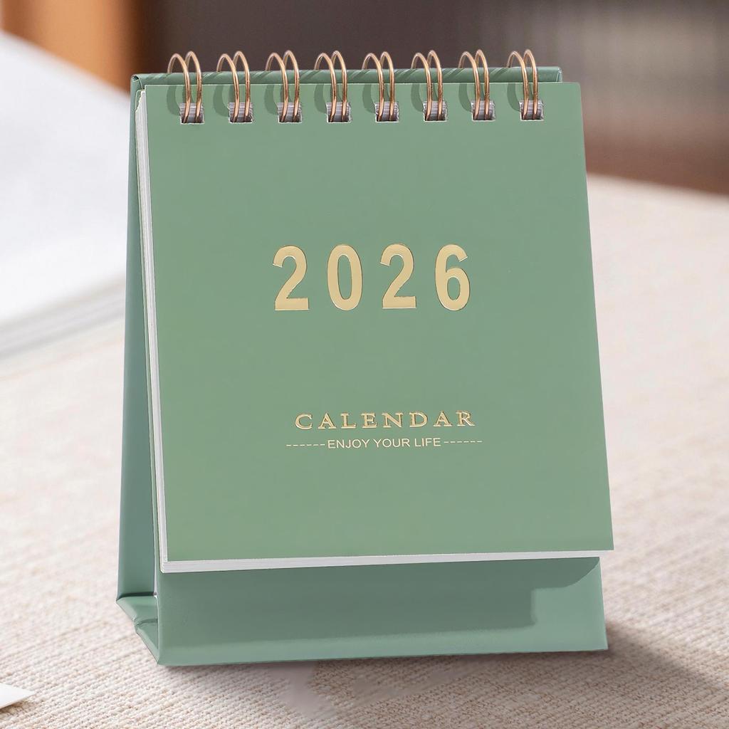 Small Calendar for Desk Decorative Desktop Calendar Daily Planning Supplies for Tasks Appointments Dating Home Study Bedroom
