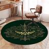 The Legend of Zelda Pattern Round Rug, Indoor/Outdoor Mat, for Picnic, Gameroom, Bedroom, Office, Living Room, Home Decor Carpet, Birthday Gift