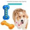 Gummi-Hundespielzeug zum Zähneputzen Welpenzahnen Interaktiver Molarenstick Knochen Langlebige Kauspielzeuge für aggressive Hunde