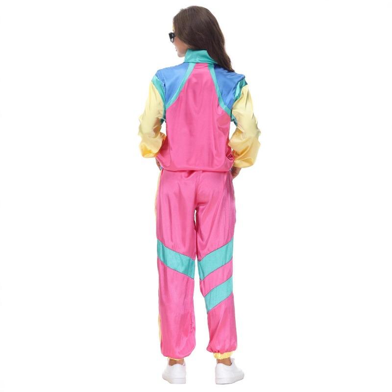Halloween Orgy Hip Hop Couple Show Costume Vintage Disco Dico Dance Tracksuit