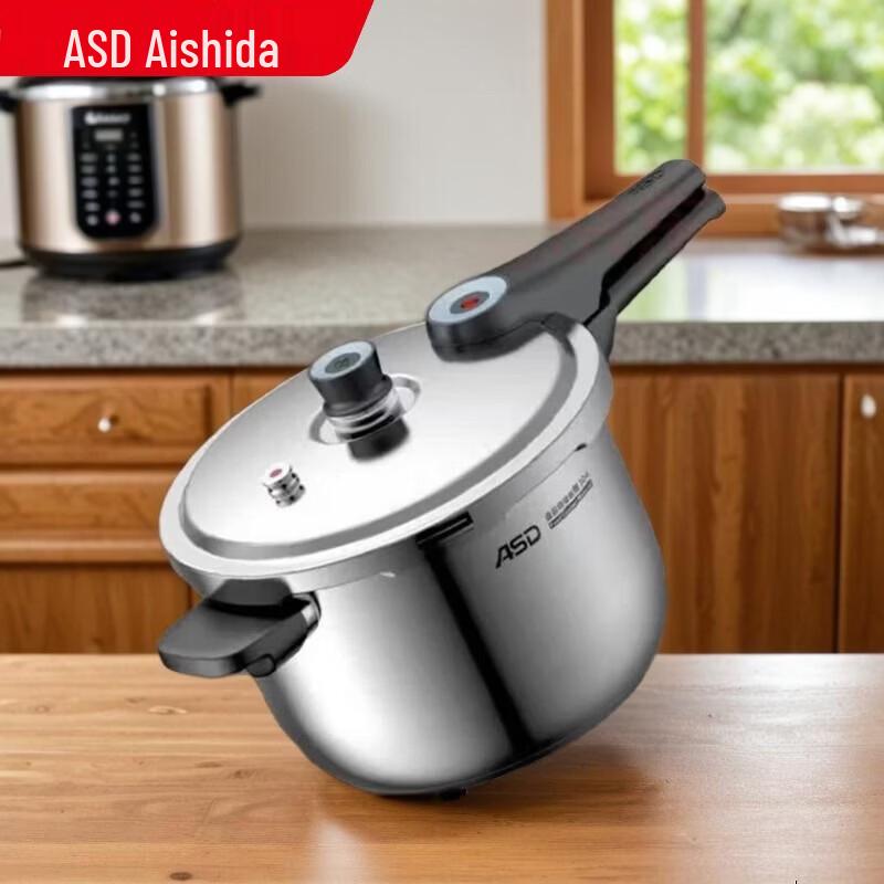 ASD 304 Stainless Steel Safety Pressure Cooker