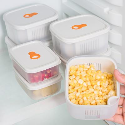 Kühl-spezifische Frischhaltebox Lebensmittelqualität Brotdose Mikrowellen- und OfenfestEckige Picknick-Obstsortier- und Aufbewahrungsbox