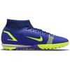New Nike Mercurial Superfly 8 Academy TF Turf High Top Soccer Shoes Blue CV0953-474