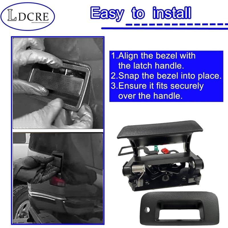 Maniglia del portellone posteriore, fermo e cornice assemblati Adatti per Chevrolet Chevy Avalanche Silverado Sierra 2007-14 OE# 15140549 15927251