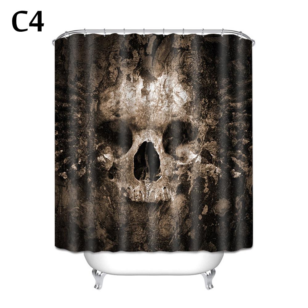 Tenda Doccia Halloween Tende Finestra Mani Sanguinanti Horror Tende Doccia Bagno Per Decorazioni di Halloween