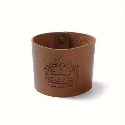8 Pieces Outdoor Stainless Steel Cup Cup Cover Water Cup Heat Insulation Cover Anti-scald High Temperature Resistant Cup Cover