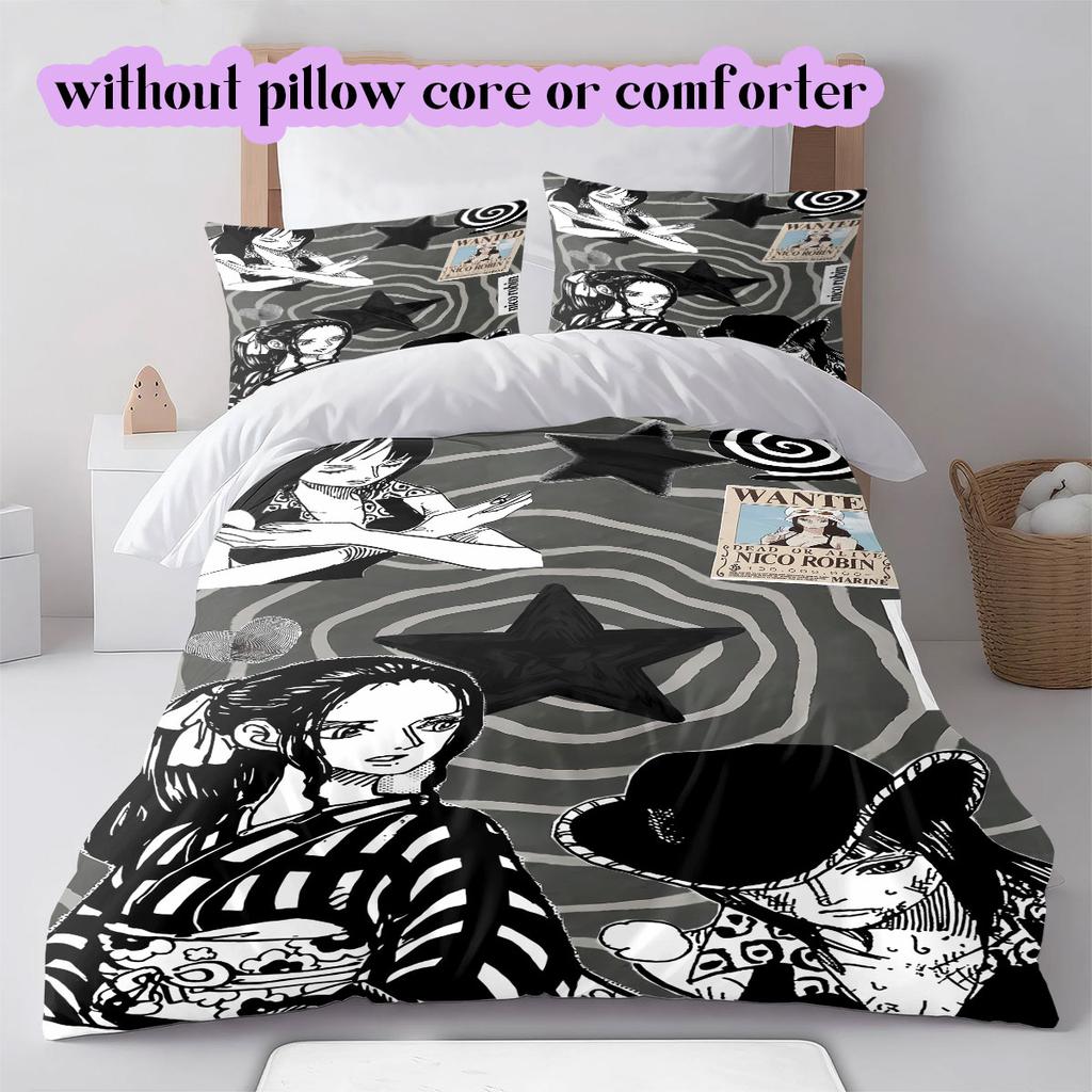 OnePiece cool Character Soft and Comfortable Duvet Cover, Children's Bedding Set Gift, Extra Large Size, Various Sizes Available