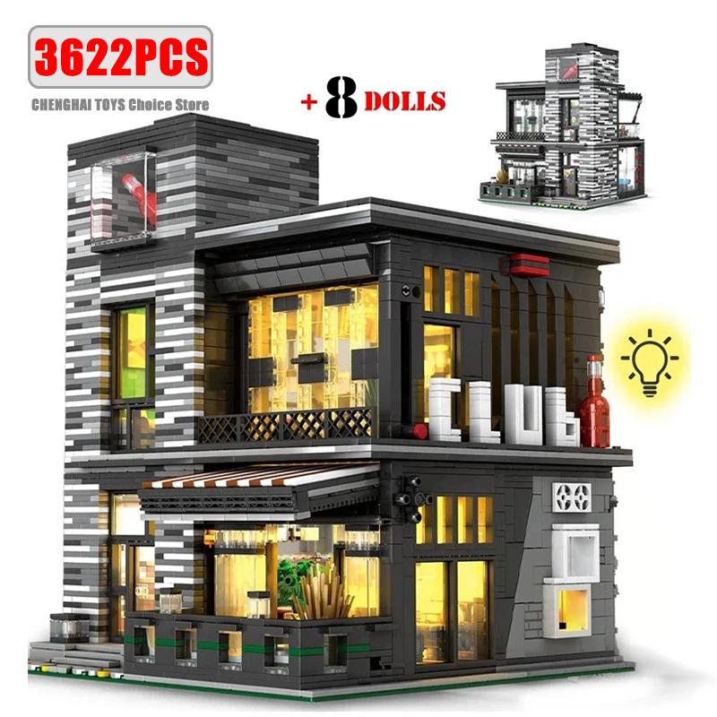 High-Quality 3622Pcs Up-to-date High-Quality Panoramic High-Quality Club High-Quality Bar High-Quality Lighting High-Quality Street High-Quality