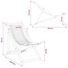 Deck Chair 3 Positions Solid Eucalyptus Wood Natural