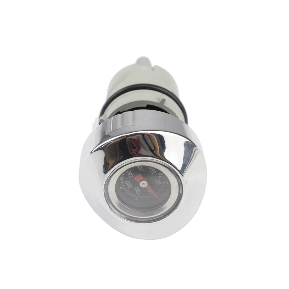 

Motorcycle Oil Plug Temp Gauge For Harley Sportster XL1200 XL883 Iron SuperLow Forty-Eight Roadster Oil Temperature Dipstick black face