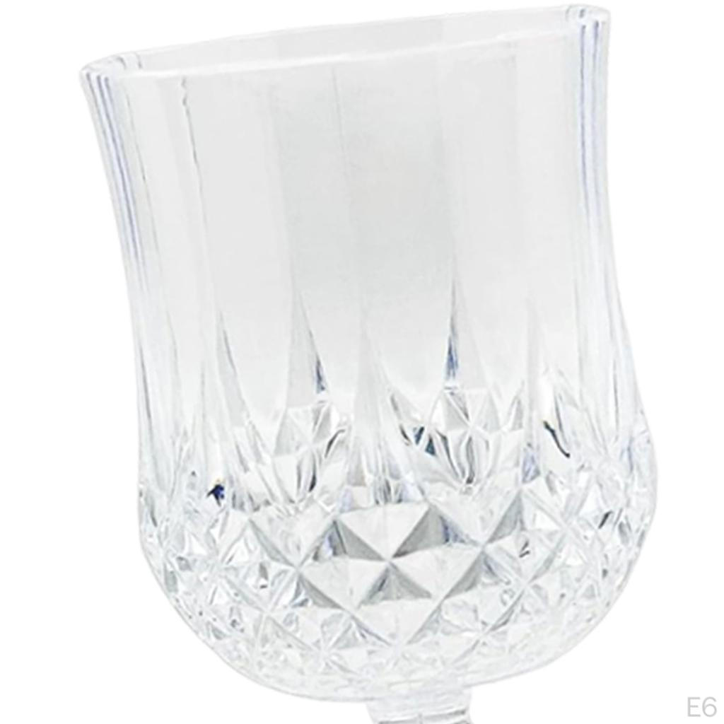 Acrylic Goblet Cup Home Decoration Unique Versatile Drinking Drinkware for Wedding Restaurant