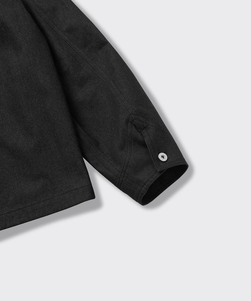 Musinsa Standard Denim-Like Chore Jacket [Black]