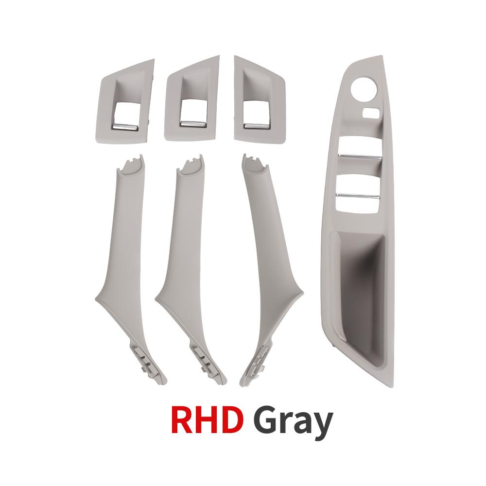 For BMW 5 Series Car Interior Inner Door Handle Panel Pull Trim Cover Window Switch Panel Handle Set For BMW F10 F11