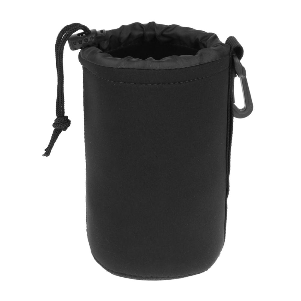 1pcs Camera Lens Bag Photography Lens Pouch Neoprene Waterproof Backpack Drawstring Protector Case for Most Digital SLR Camera
