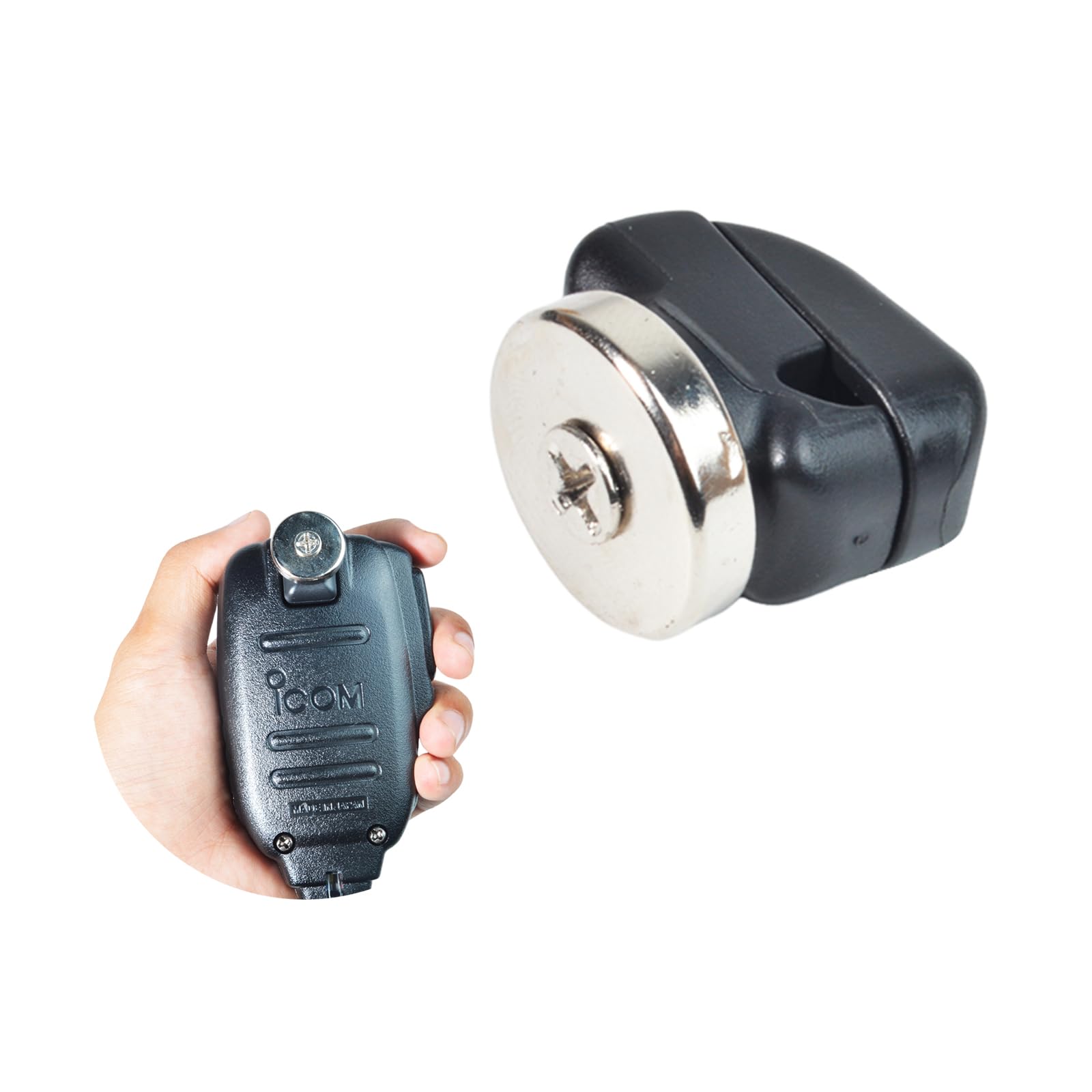

YNIBST Специальный держатель для микрофона Icom с магнитом, Простая установка для HM-133V, HM-207, HM-207S, HM-151 и IC-2730