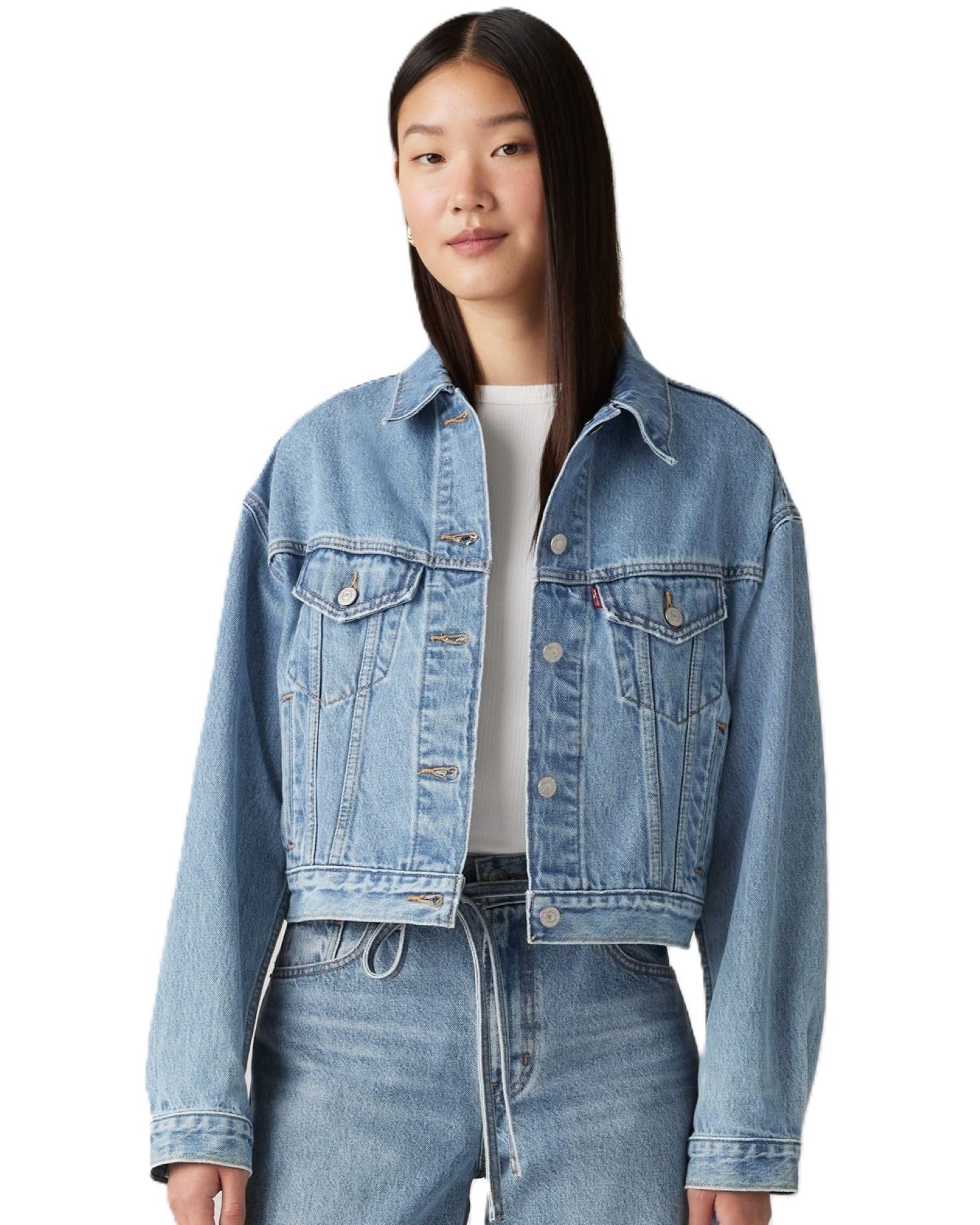 Levi s 90S Cropped Trucker Jacket Women s A9155-0001 US S