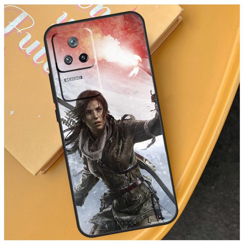 Lara Croft Tomb Raider Case For Xiaomi 14T 13T Pro 11T 12T 13 14 15 Ultra POCO X6 Pro X3 X5 F5 F6 M6 X7 Pro Cover