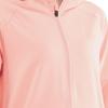 Adidas 3 Stripes Full Zip Training Hoodie Jacket Women Outerwear Pink EB5594