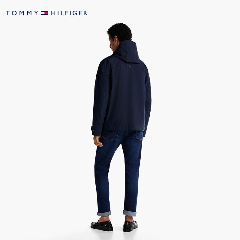 Tommy Hilfiger Men's 2025 Lightweight Hooded Cotton Jacket