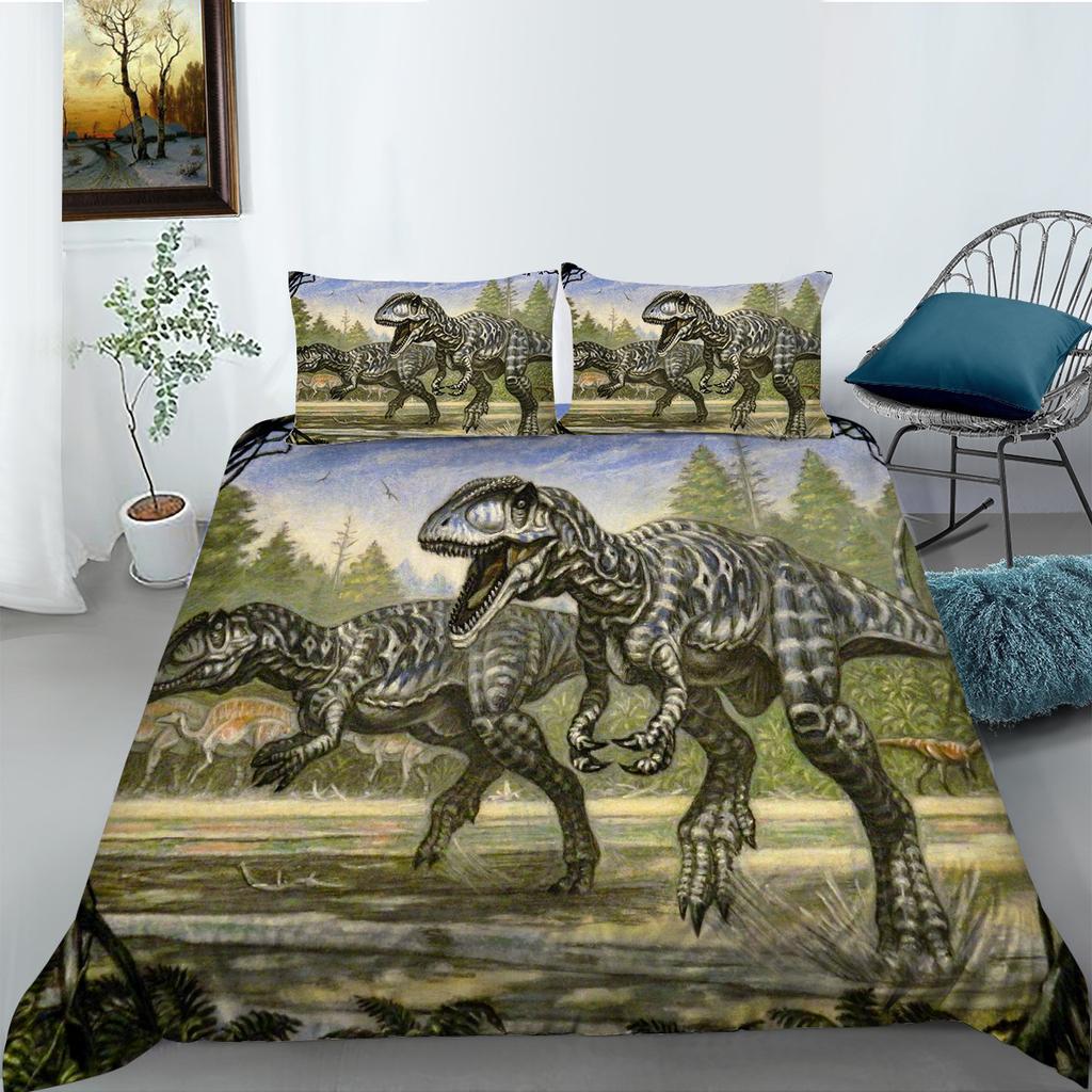 3D Digital Printing Polyester Bedding Two-Or Three-Piece Dinosaur Series