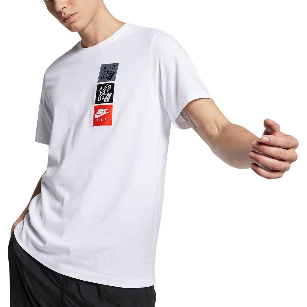 Jordan Air Jordan 4 T Shirts Men's Crew Neck Moderate Straight Fit CI9876-100