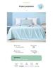 Ice Silk Cooling Summer Quilt - Solid Color Air Conditioning Blanket
