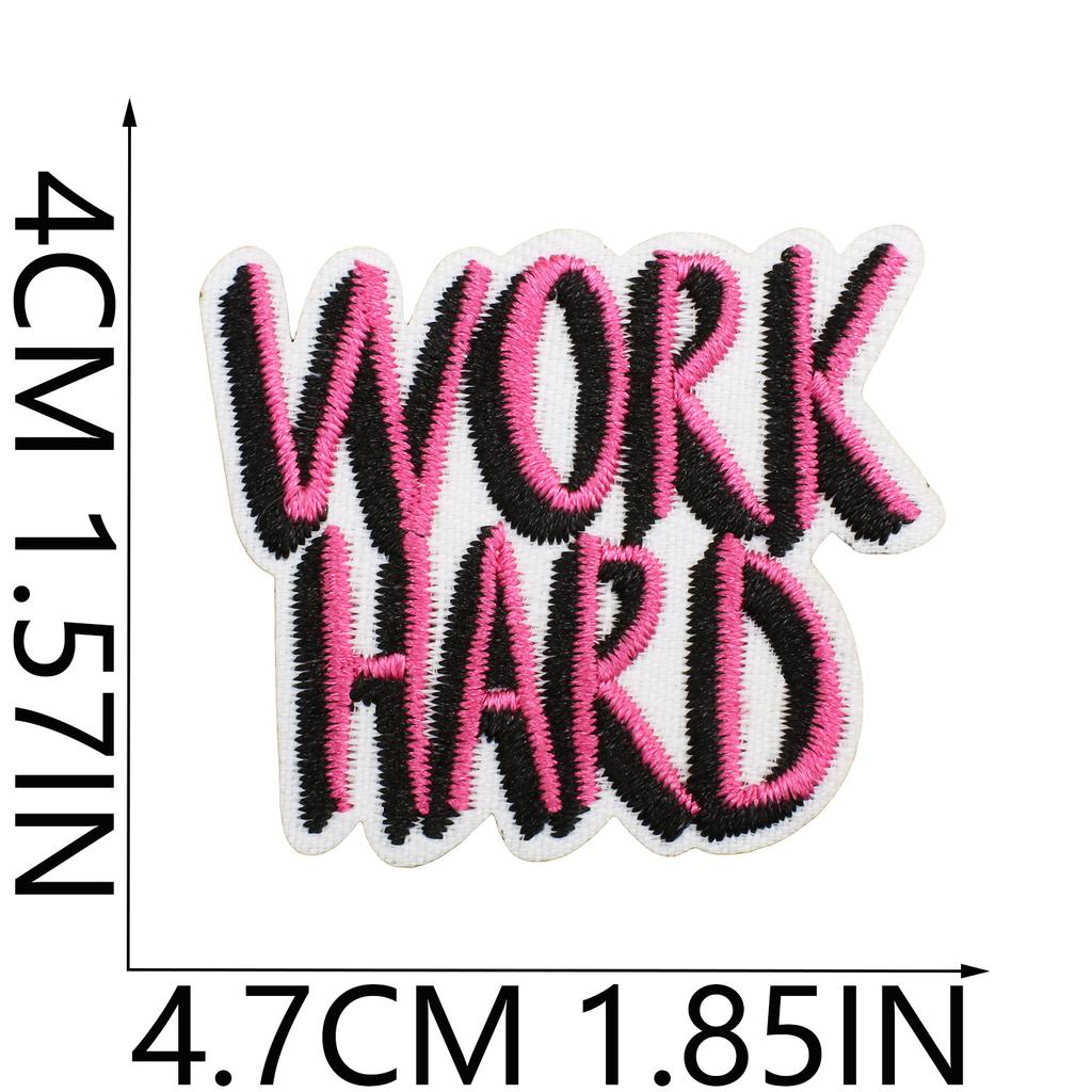 Encouragement Embroidery Cloth Sticker Bag Dress Inspirational Sun Embroidery Patch Positive Energy Patch Sticker Love Heat Transfer