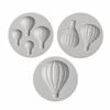 3PCS Silicone Hot Air Balloon Mold Multi-Cavity Chocolate Candy Mold  Resin Fondant Polymer Clay