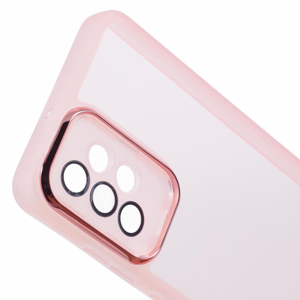 DKSM Series For Samsung Galaxy M32 5G/A32 5G Case Electroplated Camera Frame TPU Phone Cover