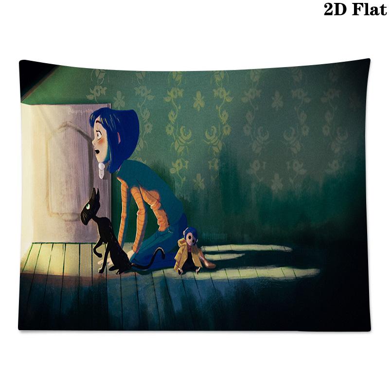 Coraline Pattern Home Decor Tapestry, Wall Hanging, Decorative RV Wall Cloth.MGT0918444