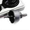 11Pcs Hole Saw Kit Durable Carbon Steel Metal Circle Power Drill Hole Cutter for Wood PVC and Plastic