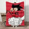 Dragon Ball Print Blanket All Season Parent-Child Matching Soft Flannel Warm Four Seasons Sofa Bed Nap Home Travel