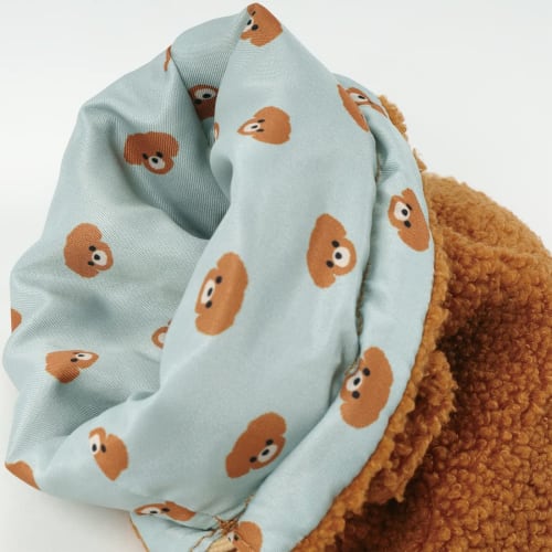 Skater Pompon's Dog Drawstring Bag, 25.5 x 20cm, ZKT1-A