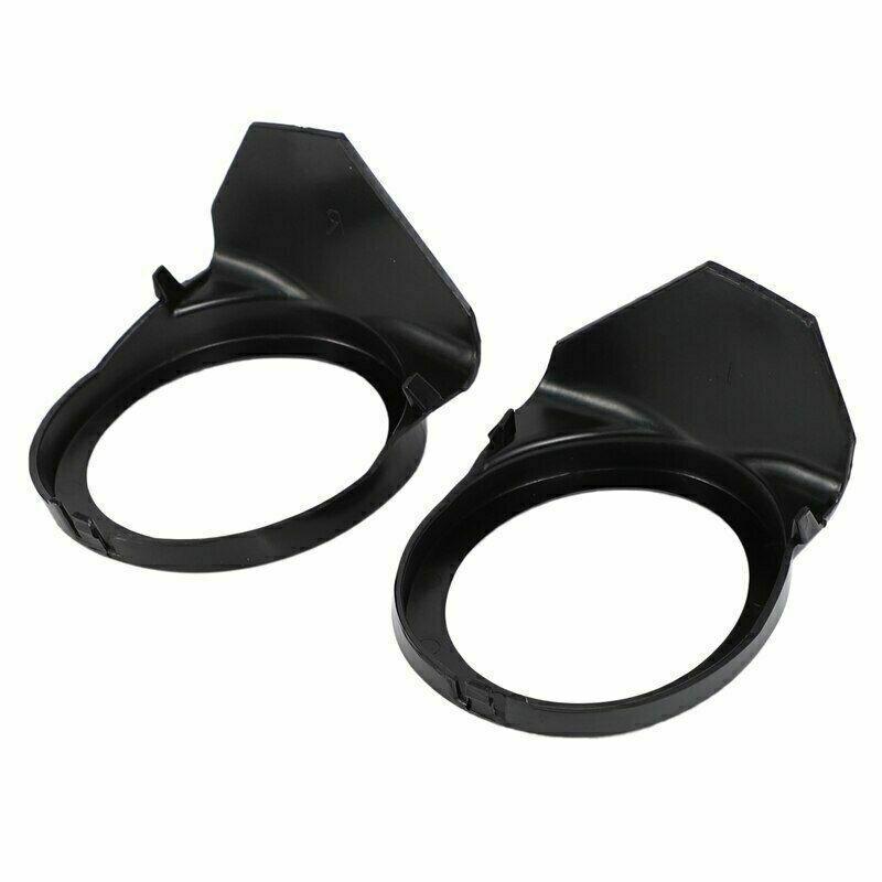 For BMW 3 Series E46 M3 2000-2006 MT Front Bumper Lower Mesh Fog Light Frame Fog Lamp Grille Honeycomb Design Direct Fit