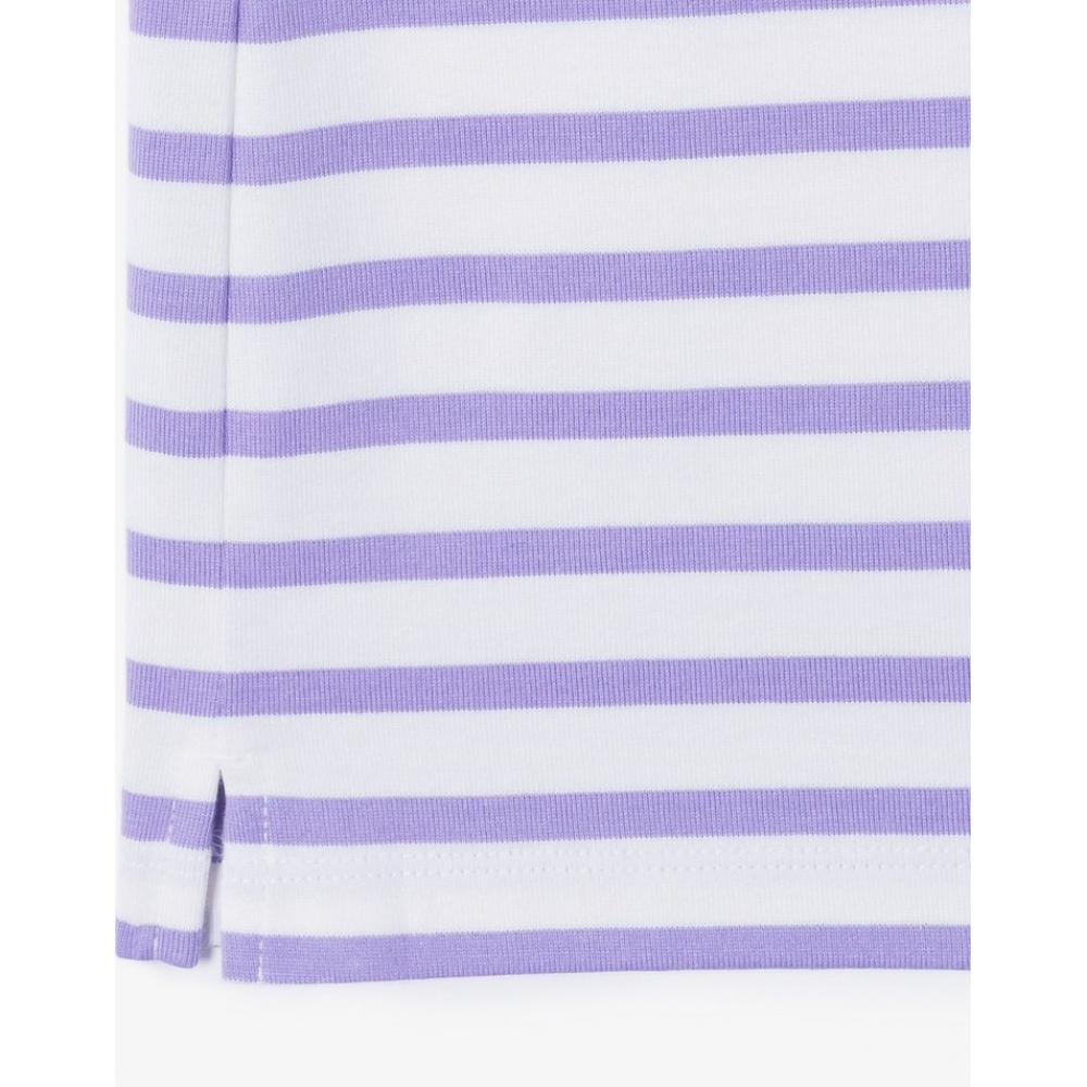 LacoSTe Women S STriped Long Sleeve T ShirT Tf821e 54n Gfu