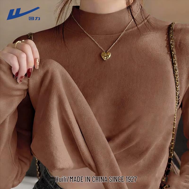 Women s Half High-Neck Thermal Long Sleeve Top 38/85