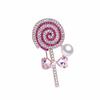 Cute Sweet Lollipop Brooch Lapel Pin - Fashionable Clothing Ornament Accessory