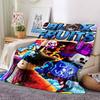 Coperta Stampata Tema Blox Fruits - Perfetta per Divano, Letto, Viaggio e Uso Esterno | Lavabile in Lavatrice, Accogliente e Durevole.