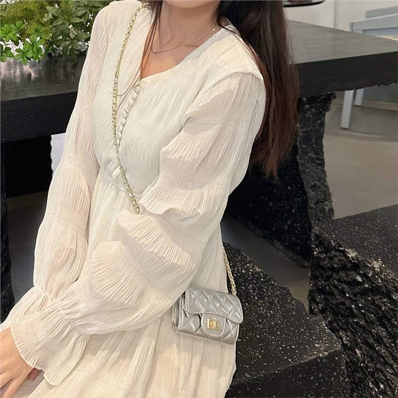 Temperament small bag women's new versatile lipstick change bag feeling shoulder messenger chain bag
