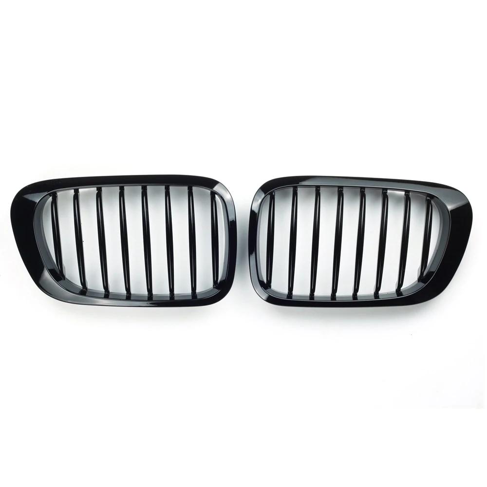 

Front Hood Kidney Luxury Grill Grille Snap-on For BMW 330ci Coupe Cabriolet Pre-Facelift For E46 2Doors 1998-2001 Gloss black