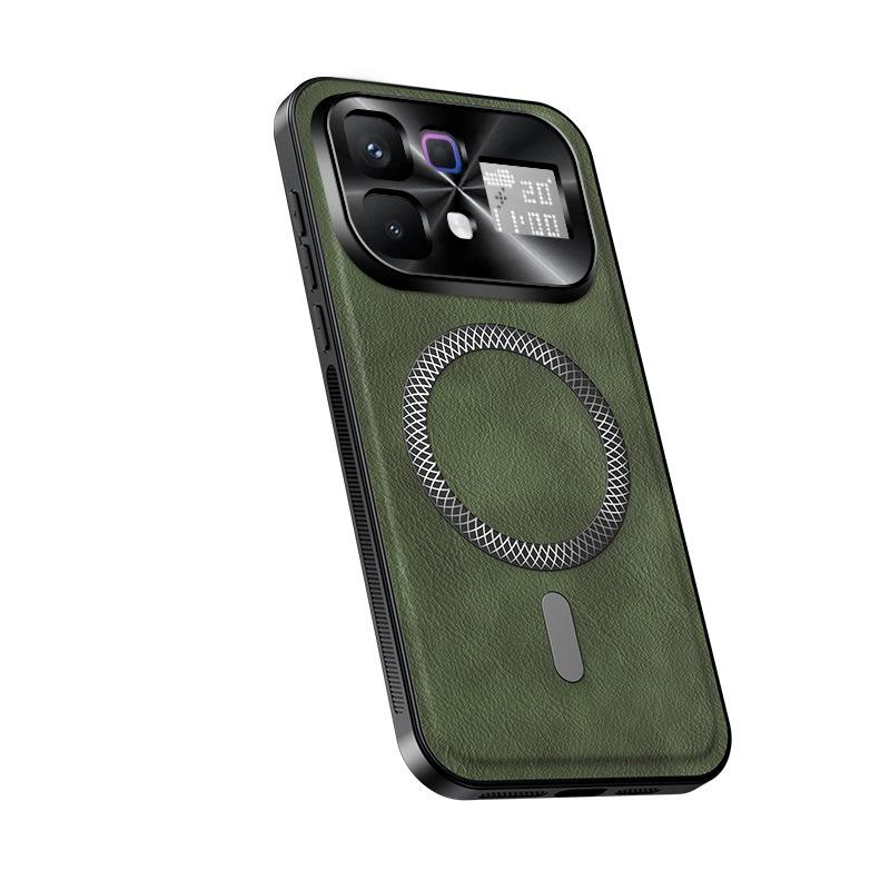 Compatible with Transsion Lnfinix Note60Pro Metal Lens Magnetic Phone Case, Lnfinix HOT70 Set