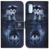 For Sony Xperia 5 V PU Leather Phone Cover Wallet Stand Pattern Printing Phone Case