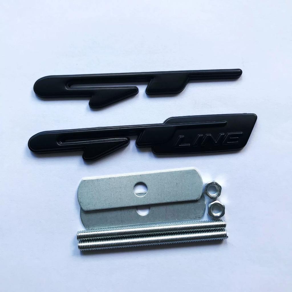 GT LINE car label sticker, suitable for GT metal label, lead smart running, Stinger tail label, middle net label